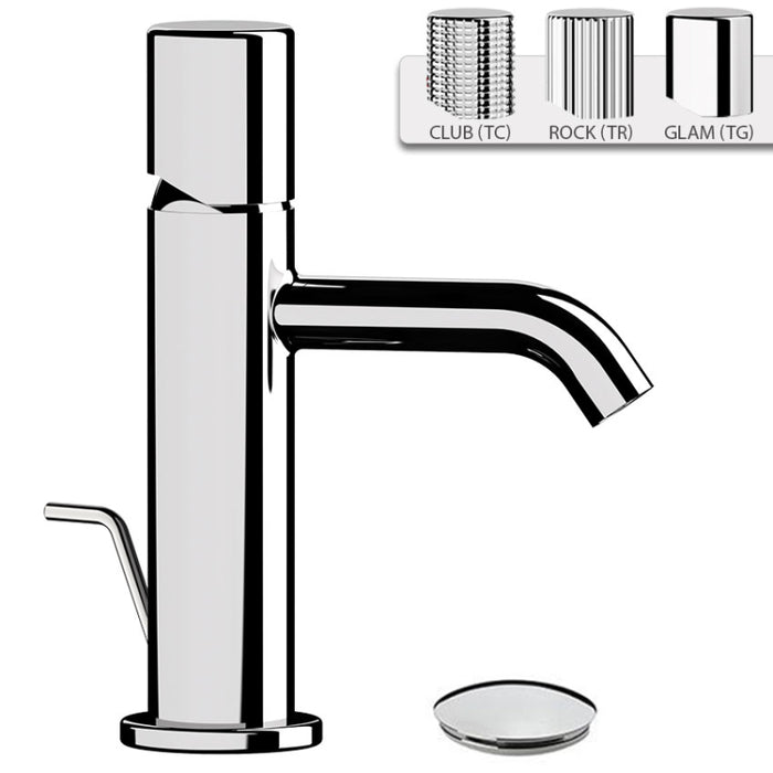 miscelatore per lavabo trilogy con scarico di Daniel Rubinetterie