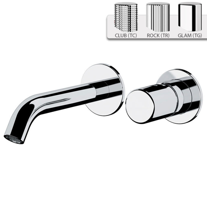 Trilogy - Miscelatore per lavabo a incasso su piastra doppia