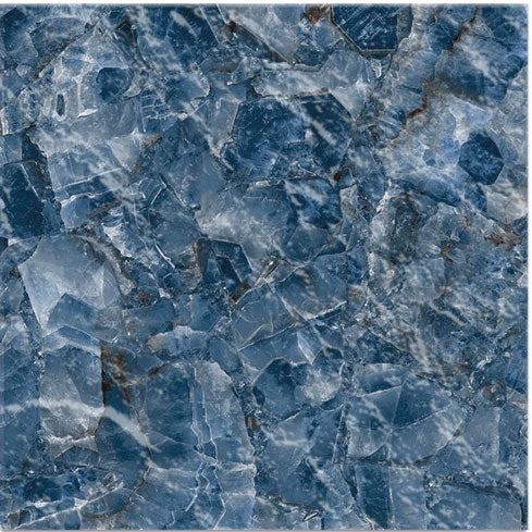 Dettaglio piastrella per pavimento e rivestimento in gres porcellanato effetto pietra spaziale. Collezione Swimming Planet di Ceramica Valsecchia, formato 15x15, Venus Sky