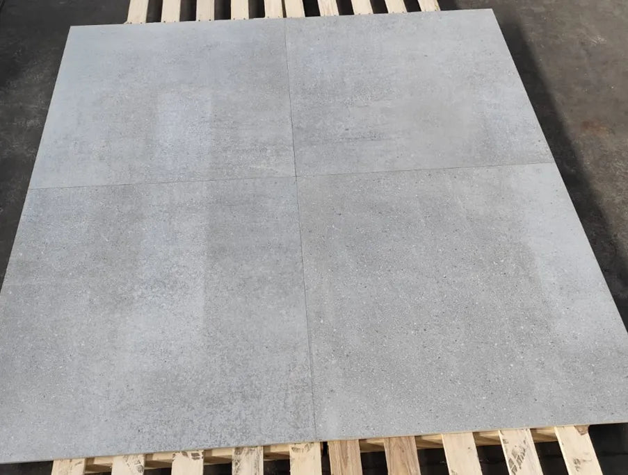 gres porcellanato effetto cemento superficie semilucida lappata. formato 80x80