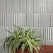 Rivestimento in gres porcellanato 3D lucido a rilievo effetto mattoncino 7,5x15 cm Grey, Collezione Wigwag di 41zero42