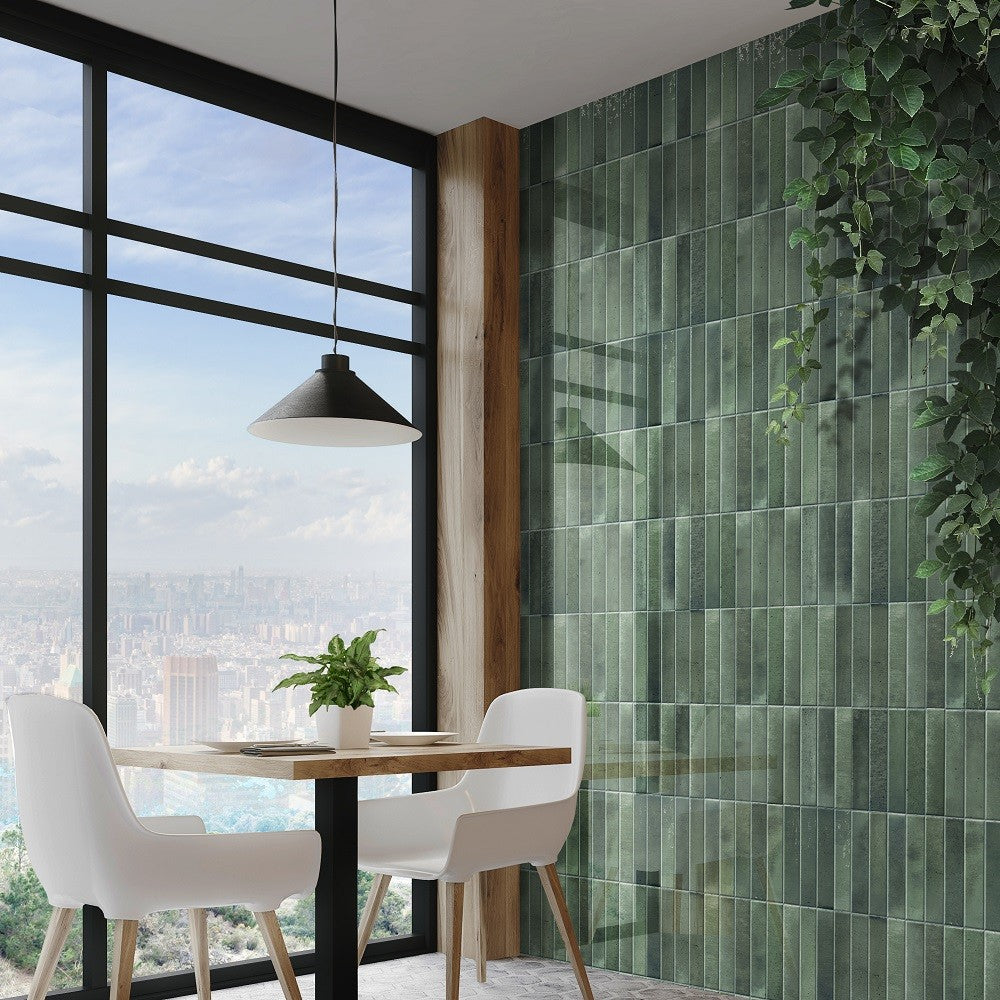 Keradom Home Brick Forest Gres Porcellanato Smaltato Lucido — MatericaSHOP