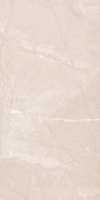 Dettaglio Piastrella da pavimento e rivestimento in gres porcellanato effetto marmo lucido serie Marmi pregiati di Herberia Ceramiche, colore Pulpis Taupe formato 60x120 3