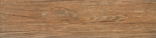 Dettaglio piastrella in gres porcellanato effetto legno. Serie Nottingham di Idea Ceramica, colore walnut formato 15x60