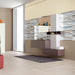 Ambiente bagno moderno con Decoro Geometrico multicolore a superficie lucida. decoro avenue, collezione smart di herberia ceramica 